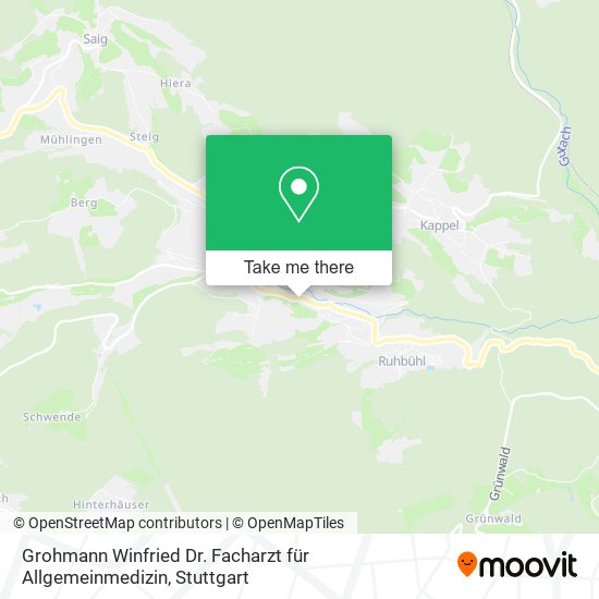 Grohmann Winfried Dr. Facharzt für Allgemeinmedizin map
