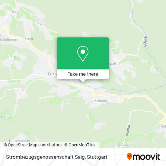 Strombezugsgenossenschaft Saig map