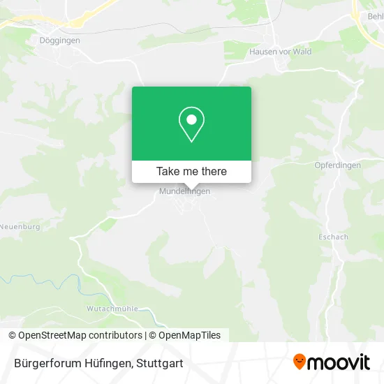 Карта Bürgerforum Hüfingen