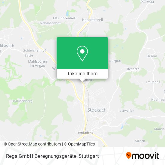 Rega GmbH Beregnungsgeräte map