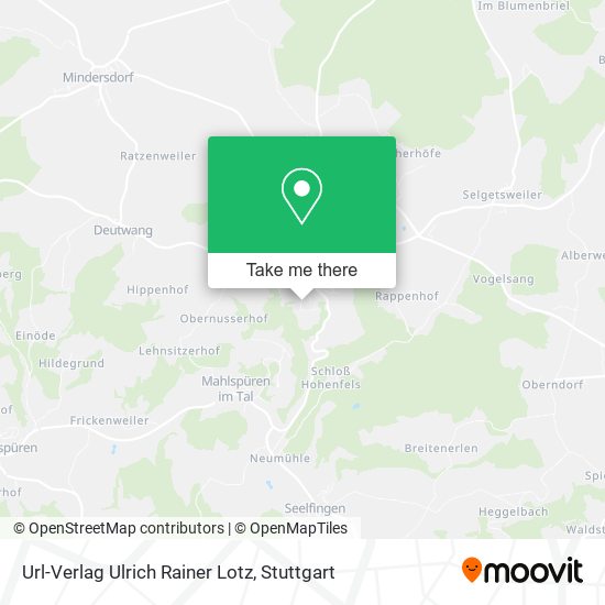 Карта Url-Verlag Ulrich Rainer Lotz