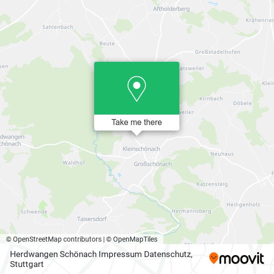 Herdwangen Schönach Impressum Datenschutz map