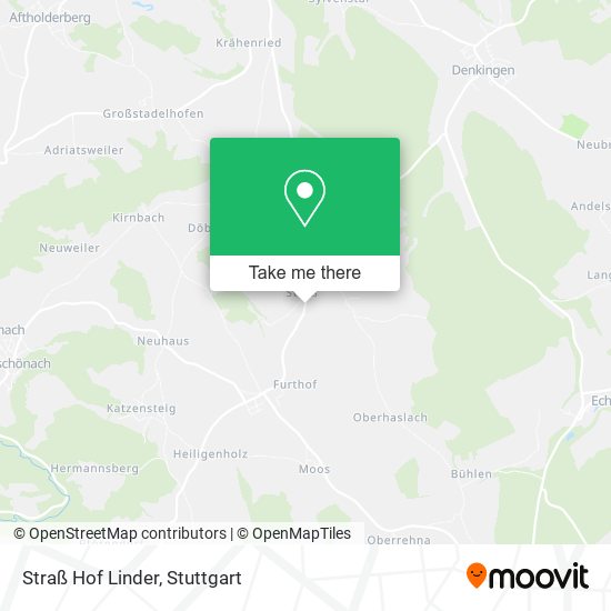 Straß Hof Linder map
