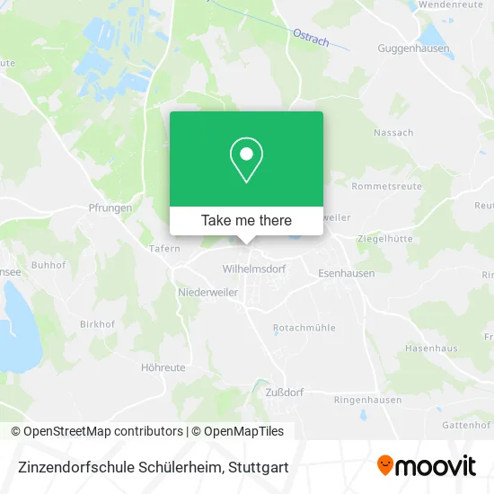 Карта Zinzendorfschule Schülerheim
