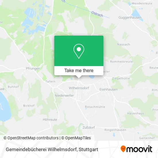 Карта Gemeindebücherei Wilhelmsdorf