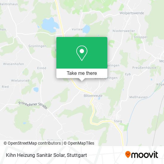 Kihn Heizung Sanitär Solar map