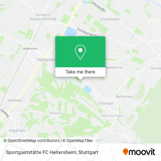 Карта Sportgaststätte FC Heitersheim