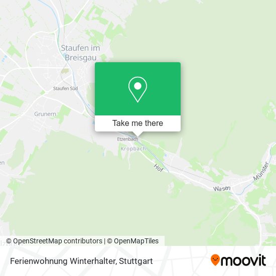 Ferienwohnung Winterhalter map