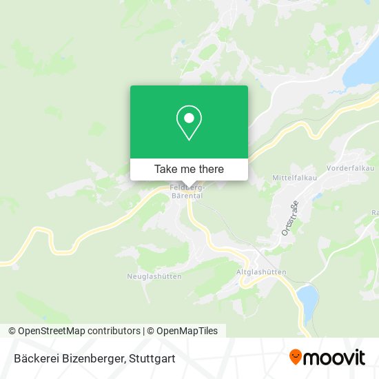 Bäckerei Bizenberger map