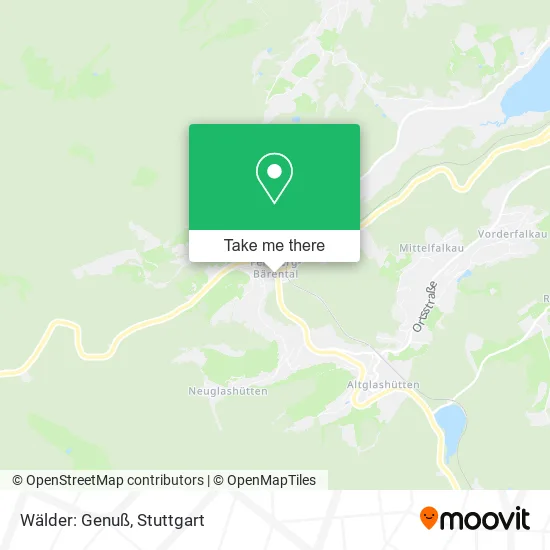 Карта Wälder: Genuß