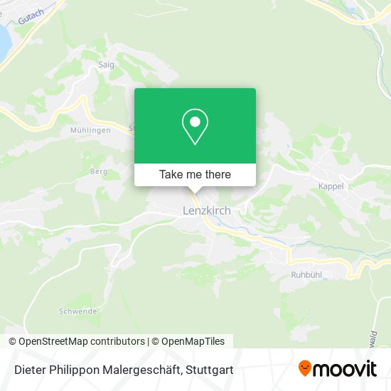 Dieter Philippon Malergeschäft map