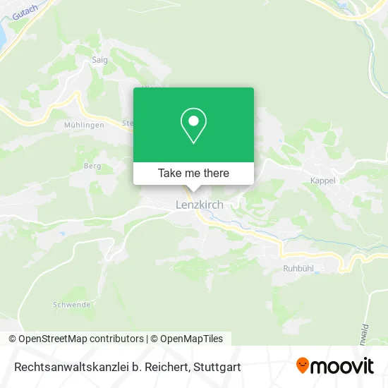Карта Rechtsanwaltskanzlei b. Reichert