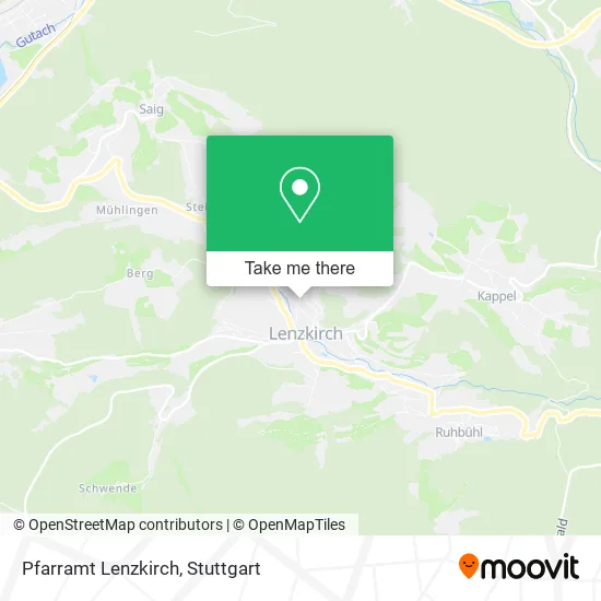 Карта Pfarramt Lenzkirch