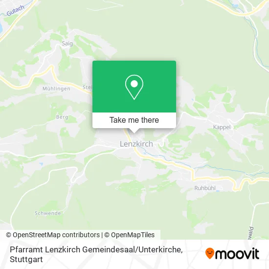 Карта Pfarramt Lenzkirch Gemeindesaal / Unterkirche