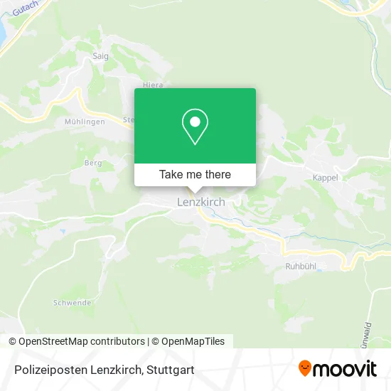 Карта Polizeiposten Lenzkirch