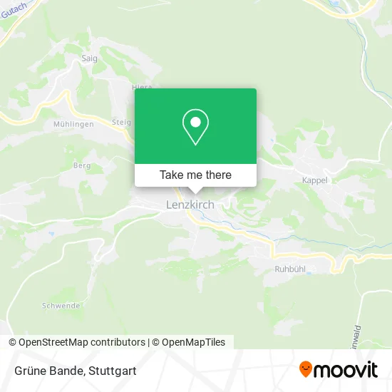 Карта Grüne Bande
