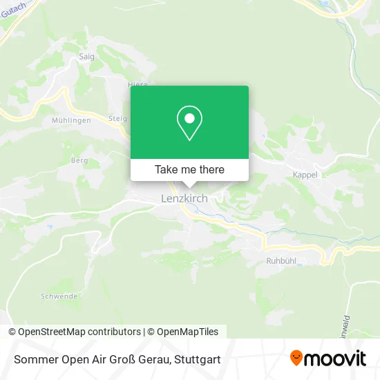 Карта Sommer Open Air Groß Gerau