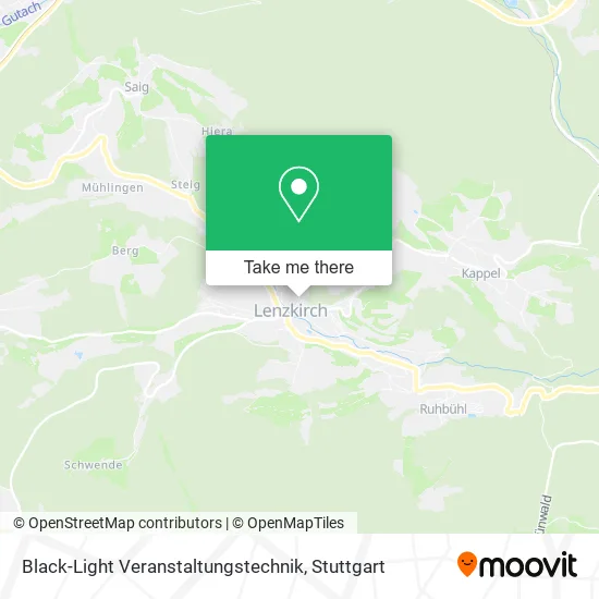 Карта Black-Light Veranstaltungstechnik