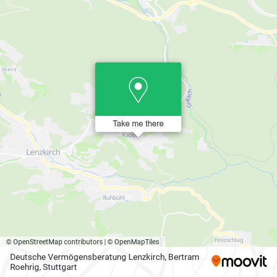 Deutsche Vermögensberatung Lenzkirch, Bertram Roehrig map