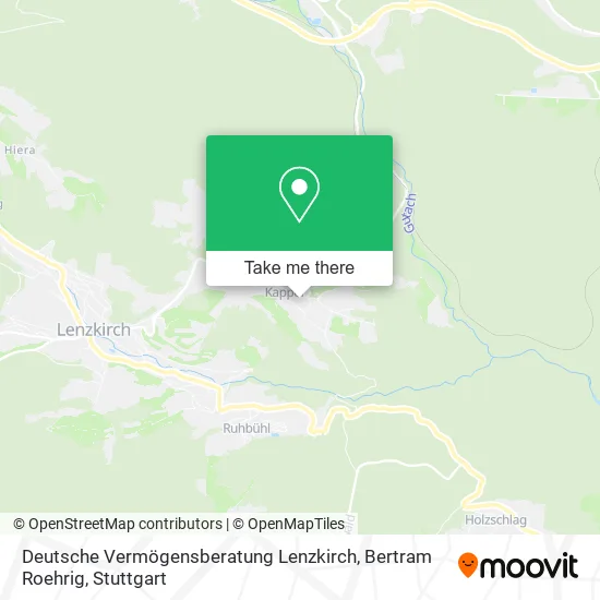 Карта Deutsche Vermögensberatung Lenzkirch, Bertram Roehrig