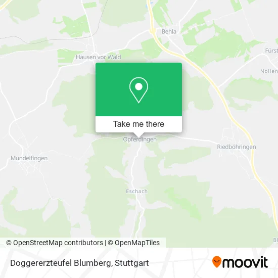 Карта Doggererzteufel Blumberg