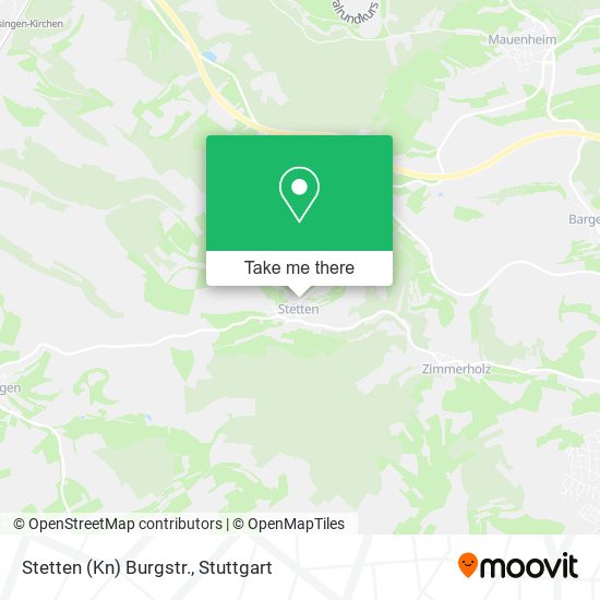 Карта Stetten (Kn) Burgstr.