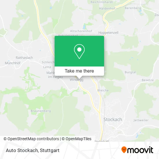 Карта Auto Stockach