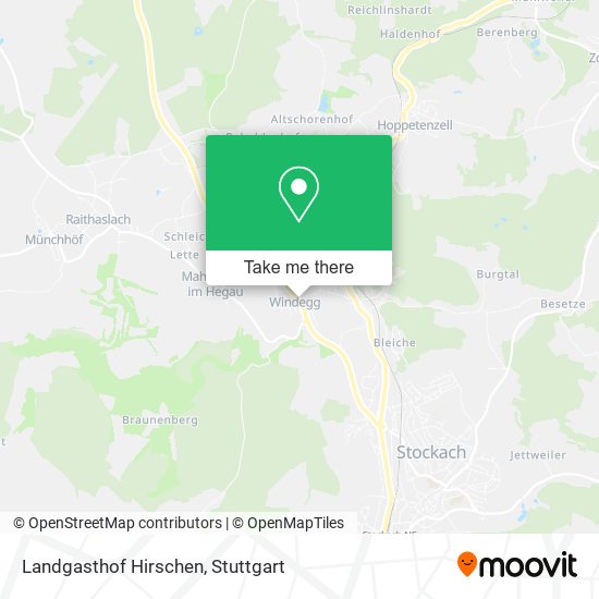 Landgasthof Hirschen map