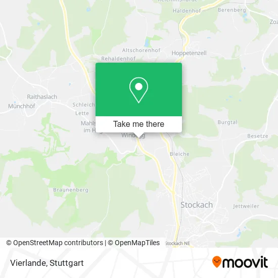 Карта Vierlande