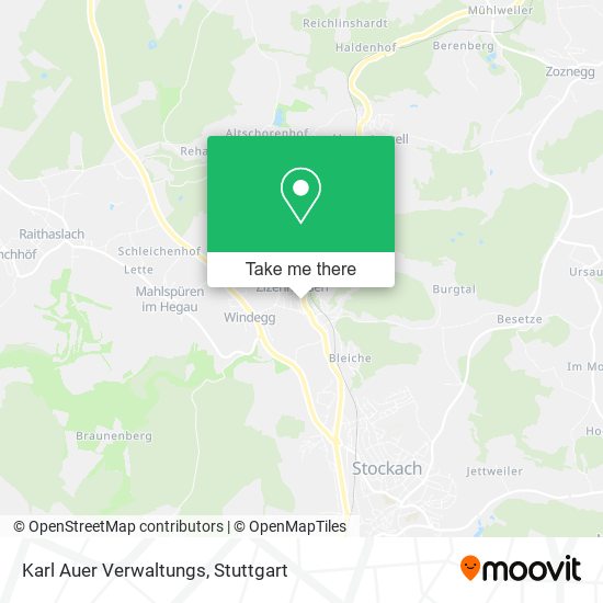 Karl Auer Verwaltungs map