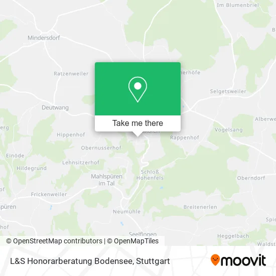 Карта L&S Honorarberatung Bodensee