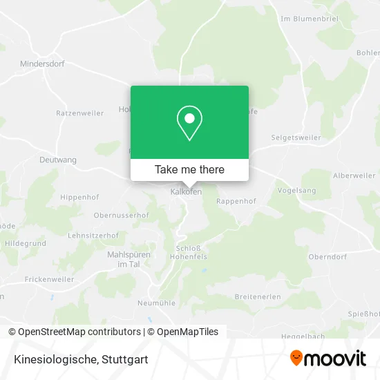 Карта Kinesiologische
