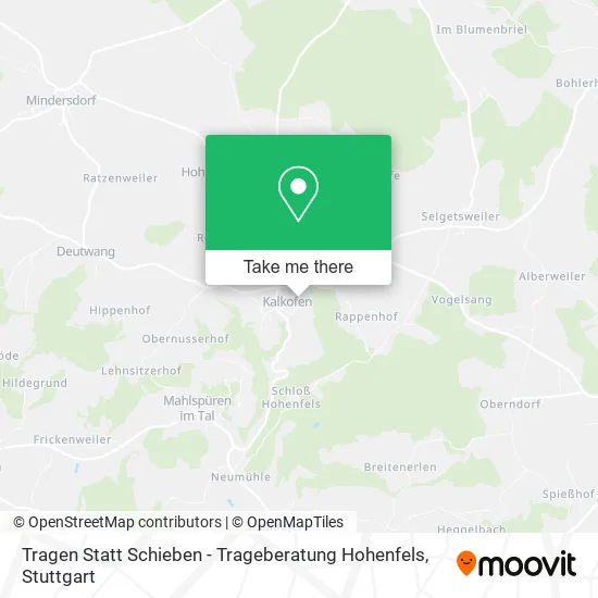 Карта Tragen Statt Schieben - Trageberatung Hohenfels