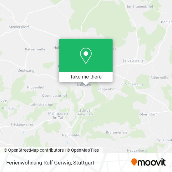 Ferienwohnung Rolf Gerwig map