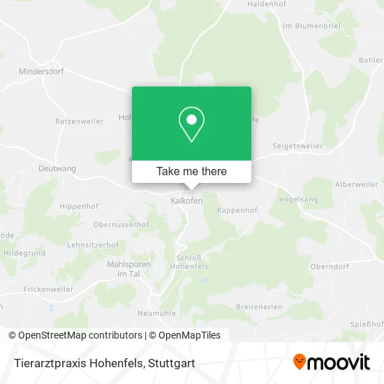 Карта Tierarztpraxis Hohenfels