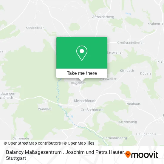 Карта Balancy Maßagezentrum . Joachim und Petra Hauter