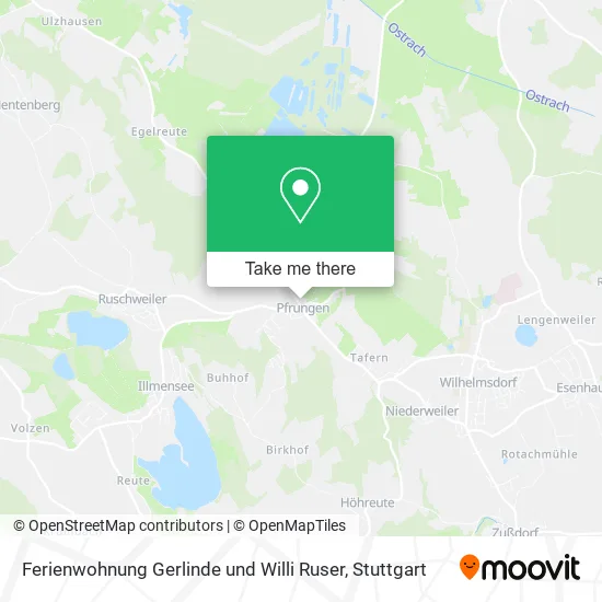Карта Ferienwohnung Gerlinde und Willi Ruser