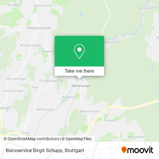 Büroservice Birgit Schupp map