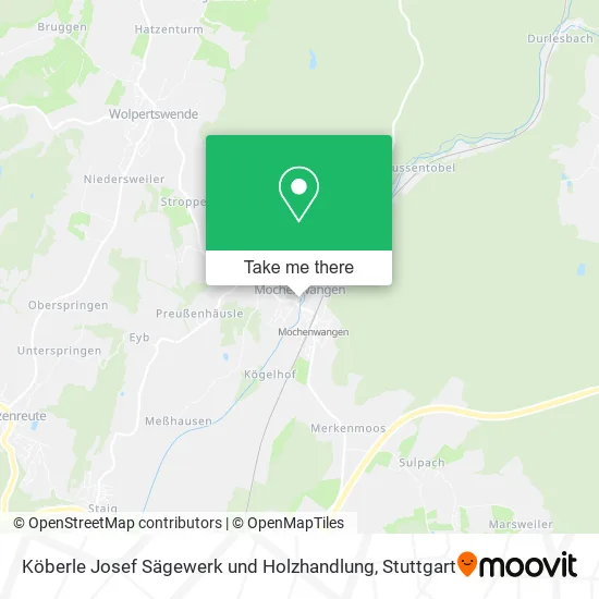 Карта Köberle Josef Sägewerk und Holzhandlung