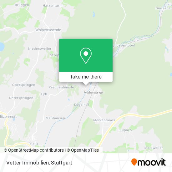 Vetter Immobilien map