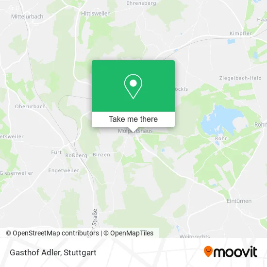 Gasthof Adler map