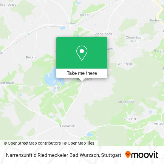 Карта Narrenzunft d'Riedmeckeler Bad Wurzach