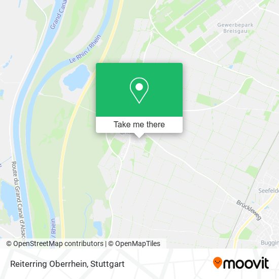 Reiterring Oberrhein map