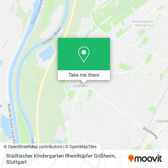 Städtischer Kindergarten Rheinhüpfer Grißheim map