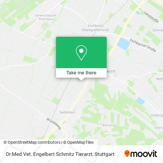 Карта Dr.Med.Vet. Engelbert Schmitz Tierarzt