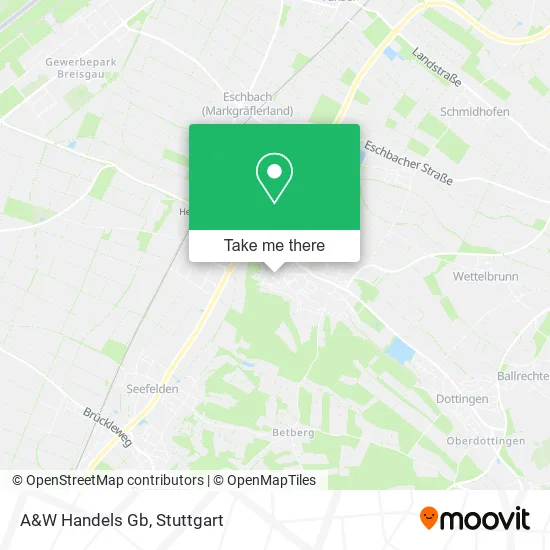 Карта A&W Handels Gb