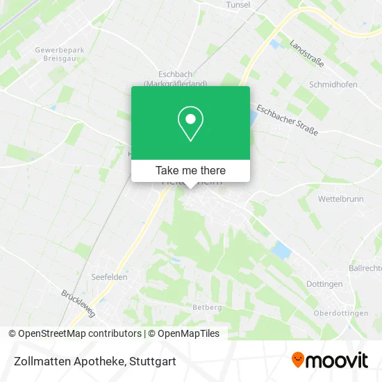Карта Zollmatten Apotheke