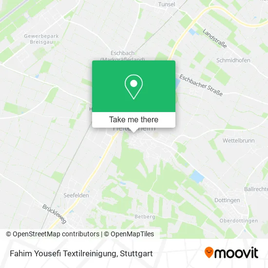 Карта Fahim Yousefi Textilreinigung