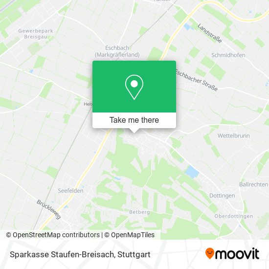 Sparkasse Staufen-Breisach map