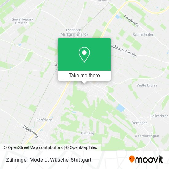 Карта Zähringer Mode U. Wäsche